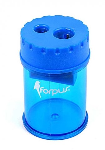 Точилка пластиковая Forpus, 2 отверстия, с контейнером Точилка пластиковая Forpus, 2 отверстия, с контейнером