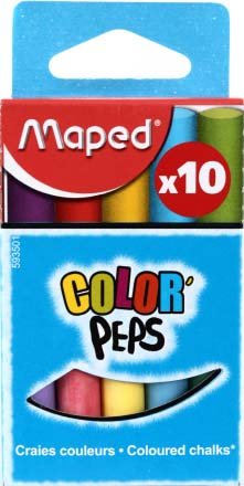 Мелки цветные Color peps, 10 шт., 10 цветов