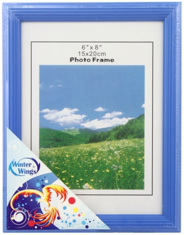 Фоторамка пластиковая Winter Wings, 15*20 см, синяя Фоторамка пластиковая Winter Wings, 15*20 см, синяя