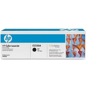 Тонер-картридж HP CC530A, Black, ресурс 2800 страниц