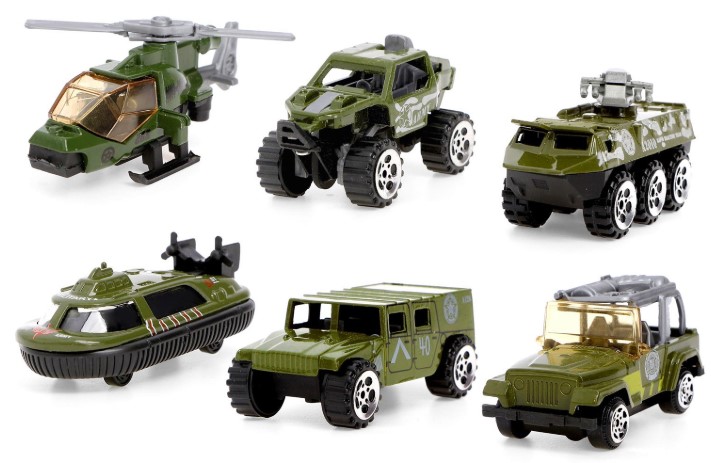Игрушка «Машинка-сюрприз в яйце» 3×7 см, «Военная», ассорти (1:64)