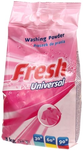 Порошок стиральный Fresh , 3 кг, Universal 