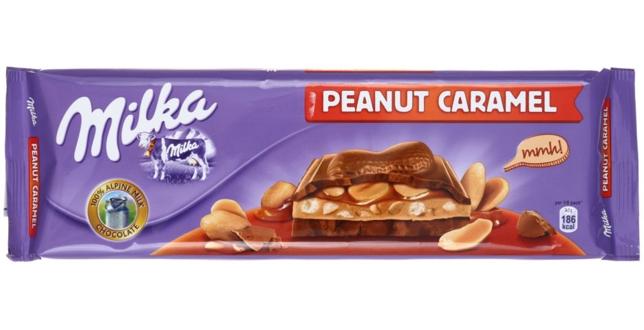 Шоколад Milka 276 г, Peanut Caramel, молочный