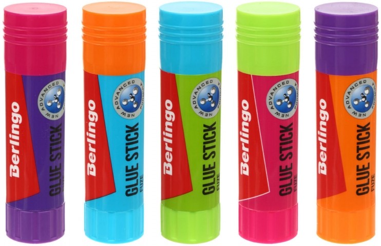 Клей-карандаш Berlingo Fuze 20 г, ассорти Клей-карандаш Berlingo Fuze 20 г, ассорти