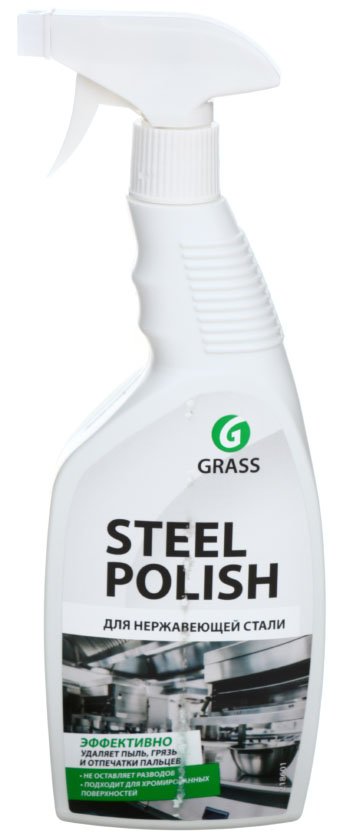 Очиститель для нержавеющей стали Grass Steel Polish, 600 мл, с распылителем