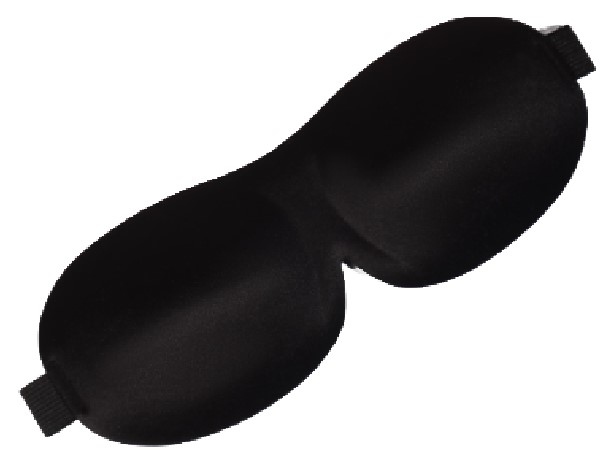 Маска для сна Sima-Land 22,5×9 см, 3D, черная Маска для сна Sima-Land 22,5×9 см, 3D, черная