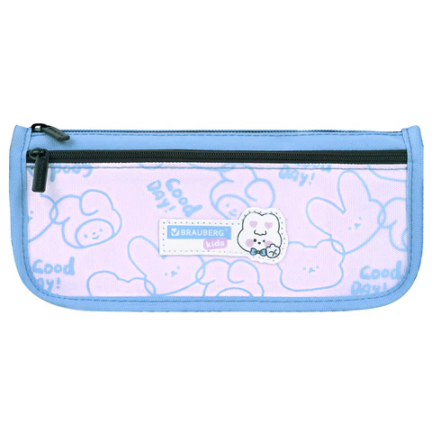 Пенал мягкий Brauberg Kids 220×100×60 мм, Bunny