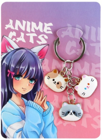 Брелок металлический Sima-Land 2,5×9 см, Anime