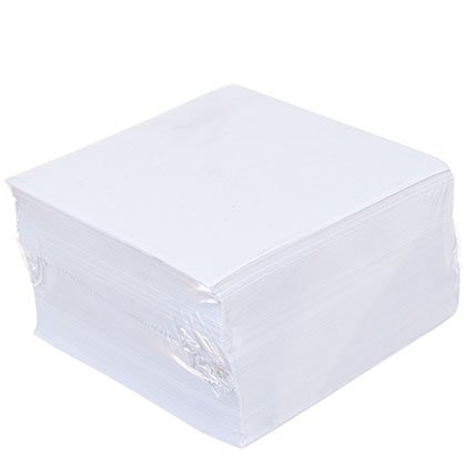 Блок бумаги для заметок «Куб. БумБокс», 90*90*50 мм, непроклеенный, белый