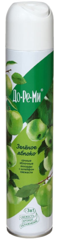 Освежитель воздуха «Аква плюс», 330 мл, «Зеленое яблоко»