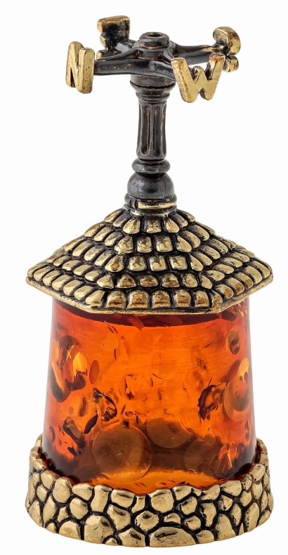 Фигура сувенирная «Башня под Флюгер», 30*60 мм (коньячный) Фигура сувенирная «Башня под Флюгер», 30*60 мм (коньячный)