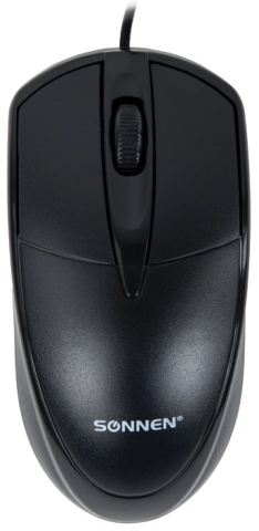 Мышь компьютерная Sonnen B61, USB, проводная, черная Мышь компьютерная Sonnen B61, USB, проводная, черная