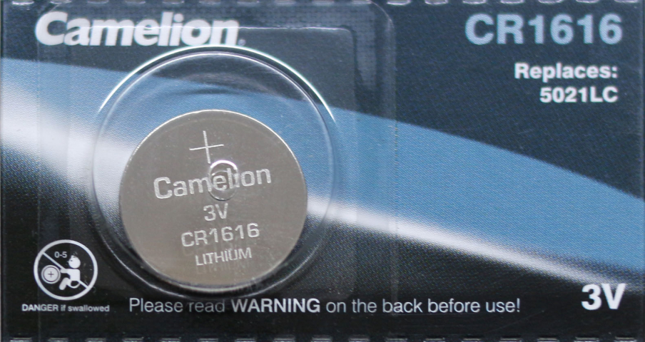 Батарейка литиевая дисковая Camelion Lithium CR1616, 3V