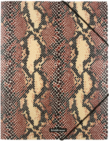 Папка пластиковая на резинке ErichKrause (с рисунком), толщина пластика 0,55 мм, Python Print Папка пластиковая на резинке ErichKrause (с рисунком), толщина пластика 0,55 мм, Python Print