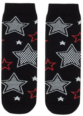 Носки детские махровые Sof-Tiki размер 18, черно-красные