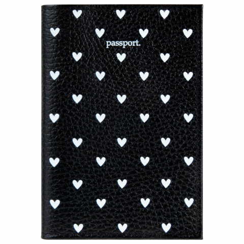 Обложка для паспорта Brauberg 95×140 мм, «Сердечки»
