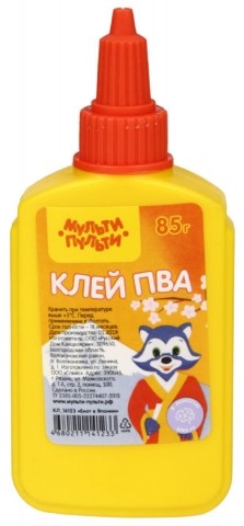 Клей ПВА «Енот в Японии», 85 г (85 мл) Клей ПВА «Енот в Японии», 85 г (85 мл)