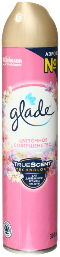 Освежитель воздуха Glade , 300 мл, «Цветочное совершенство» Освежитель воздуха Glade , 300 мл, «Цветочное совершенство»