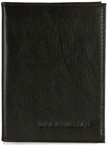 Обложка для автодокументов OfficeSpace, 95*120 мм, черная