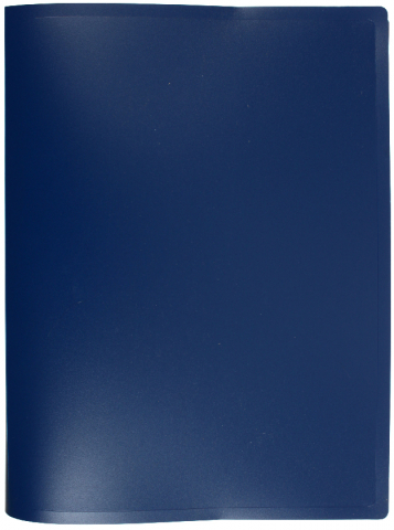Папка пластиковая на 100 файлов Attache толщина пластика 0,6 мм, синяя