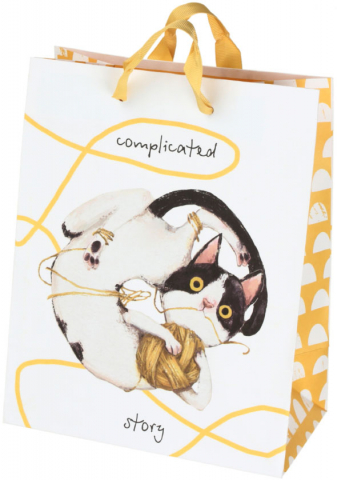 Пакет подарочный крафт Meshu, 18*23*10 см, Complicated Story Пакет подарочный крафт Meshu, 18*23*10 см, Complicated Story