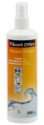 Жидкость чистящая для экранов и мониторов Favorit Office, 250 мл, Screen Clean