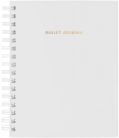 Блокнот на пружине Bullet Journal, 170*215 мм, 60 л., точки, «Белый»