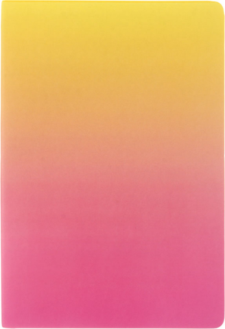 Ежедневник недатированный Berlingo Radiance 143×210 мм, 136 л., желтый/розовый градиент