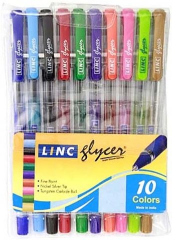 Набор шариковых ручек Linc Glycer , 10 шт., 10 цв. Набор шариковых ручек Linc Glycer , 10 шт., 10 цв.