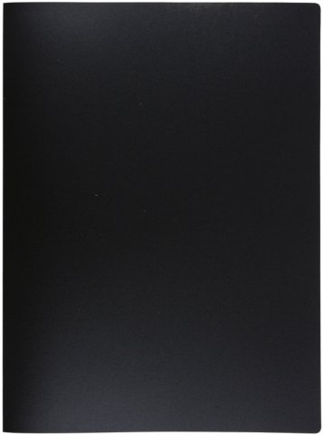 Папка пластиковая на 20 файлов OfficeSpace, толщина пластика 0,5 мм, черная
