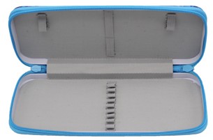 Пенал школьный однокамерный, 210*90 мм, ассорти