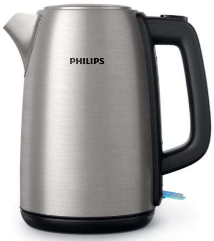 Электрочайник Philips HD 9351/91, серебристый с черным