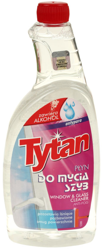 Жидкость для мытья стекол Tytan, 750 мл, без распылителя, «Анти-пар»