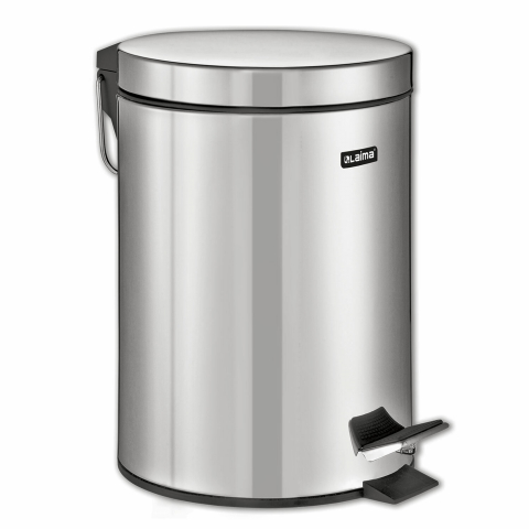 Ведро-контейнер для мусора с педалью Laima Classic 12 л, нержавеющая сталь