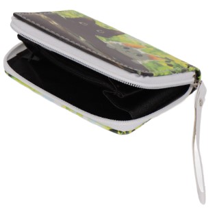 Кошелек из искусственной кожи «07-01-01», 12*1,5*9 см, зелёный