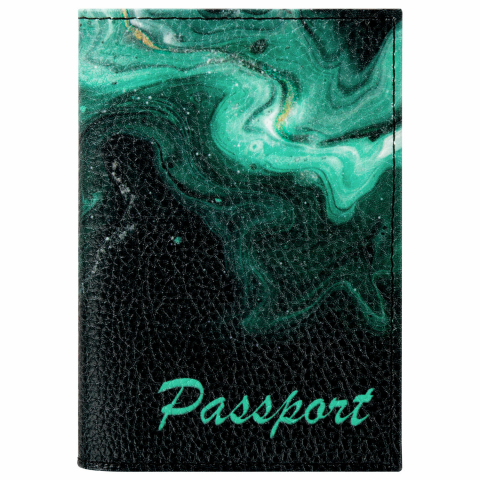 Обложка для паспорта Brauberg 95×140 мм, «Дым»