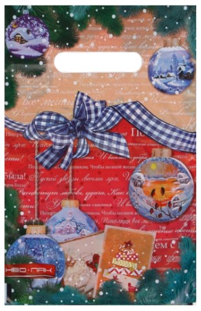 Пакет подарочный полиэтиленовый Sima-Land, 20*30 см, 30 мкм, «Открытка»