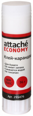 Клей-карандаш Attache Economy, 36 г Клей-карандаш Attache Economy, 36 г
