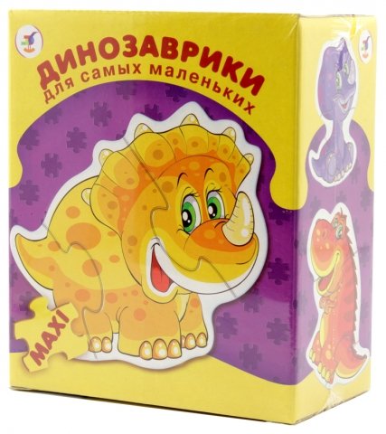 Игра-пазл «Для самых маленьких», «Динозаврики», 3+