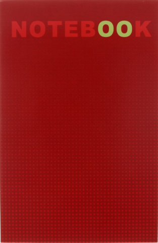 Блокнот на склейке Notebook, 95*140 мм, 40 л., клетка, «Красный»