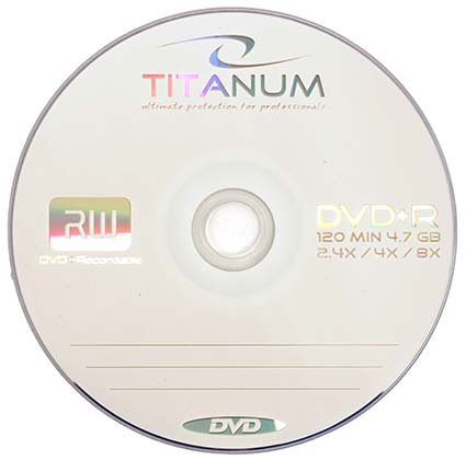 Компакт-диск DVD+R Titanum, 8х, 10 шт., в спайке