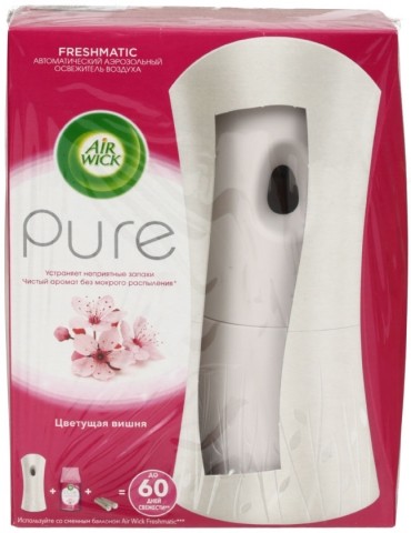 Освежитель воздуха автоматический AirWick, 250 мл, «Цветущая вишня»