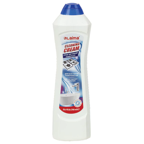 Средство чистящее универсальное Laima Professional Cream 780 мл, White Fresh Средство чистящее универсальное Laima Professional Cream 780 мл, White Fresh