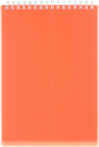 Блокнот на гребне А5 Hatber Diamond Neon, 145*212 мм, 80 л., клетка, оранжевый Блокнот на гребне А5 Hatber Diamond Neon, 145*212 мм, 80 л., клетка, оранжевый