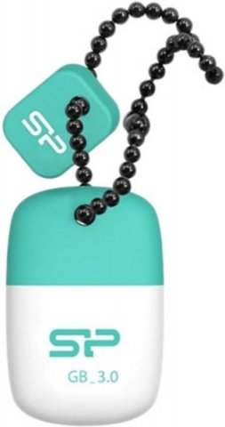 Флэш-накопитель SiliconPower Jewel J07, 8 Gb, корпус бело-бирюзовый