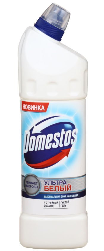 Средство для мытья сантехники Domestos , 1000 мл, «Ультра Белый»