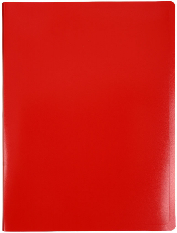 Папка-скоросшиватель пластиковая с пружиной Workmate, толщина пластика 0,5 мм, красная