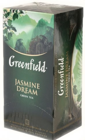 Чай Greenfield пакетированный, 50 г, 25 пакетиков, Jasmine Dream, чай зеленый с ароматом жасмина