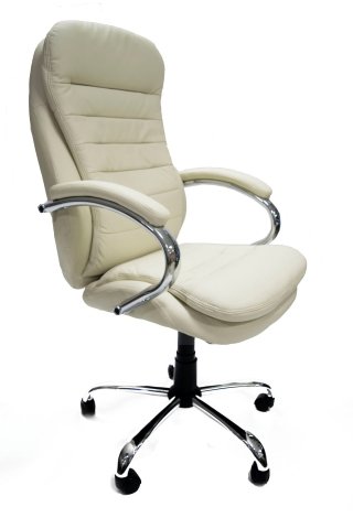 Кресло офисное Calviano VIP-Masserano Tilt 3010 для руководителей, обивка - экокожа бежевая