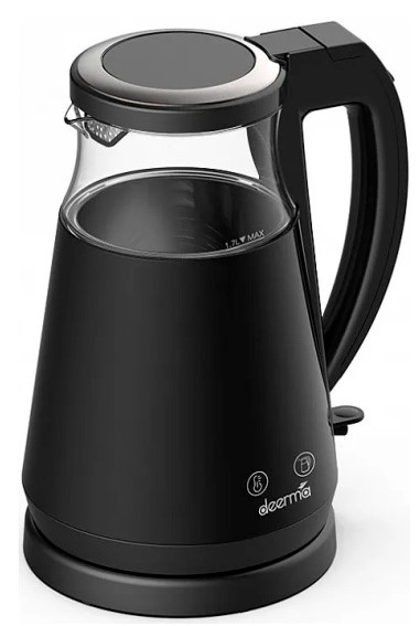 Электрочайник Deerma DEM-SH90W, стекло и черный пластик Электрочайник Deerma DEM-SH90W, стекло и черный пластик